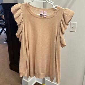 Cold shoulder sweater